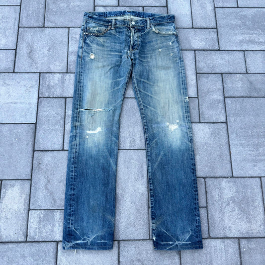 Hysteric Glamour Blue Mudwash Denim