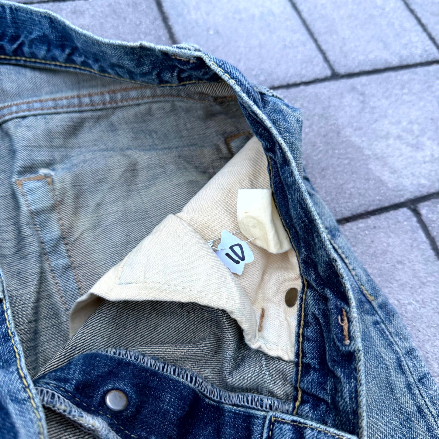 Hysteric Glamour Blue Mudwash Denim