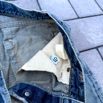 Hysteric Glamour Blue Mudwash Denim