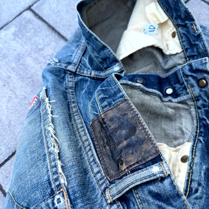 Hysteric Glamour Blue Mudwash Denim