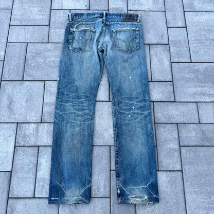 Hysteric Glamour Blue Mudwash Denim