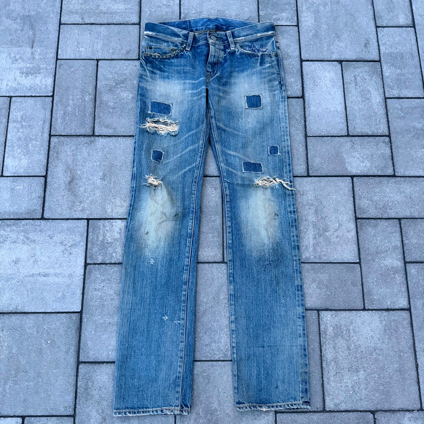 Hysteric Glamour Blue Patched Denim