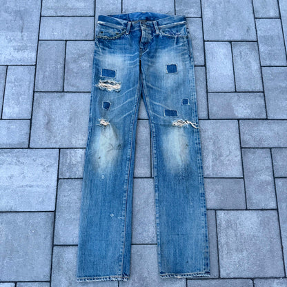 Hysteric Glamour Blue Patched Denim