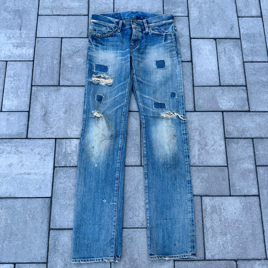 Hysteric Glamour Blue Patched Denim