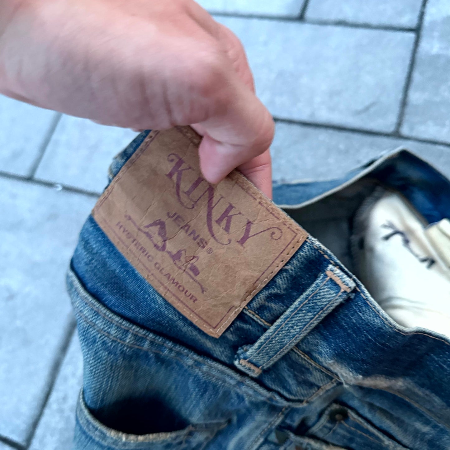 Hysteric Glamour Blue Patched Denim