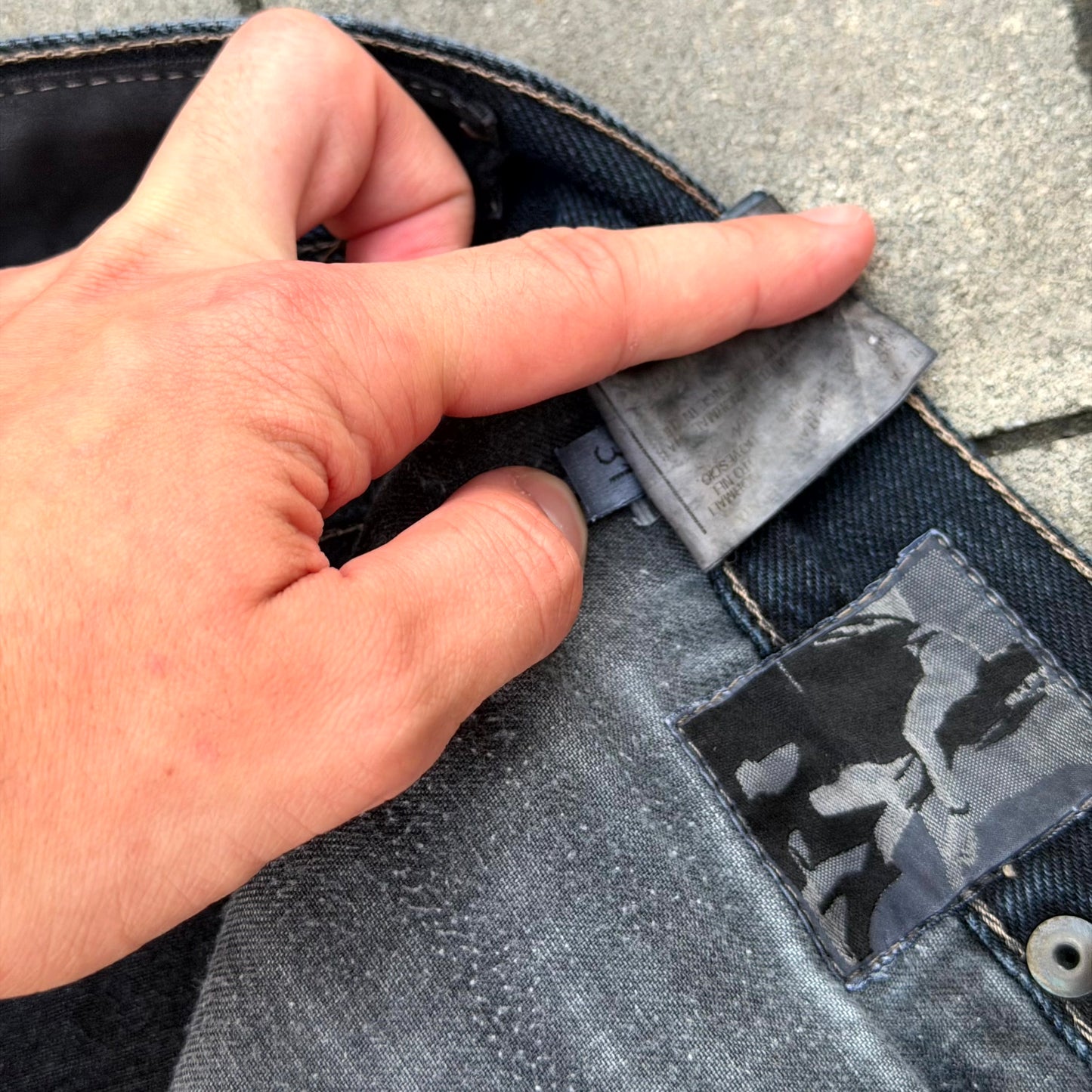 FW11 Rick Owens Dark Blue Washed Detroits