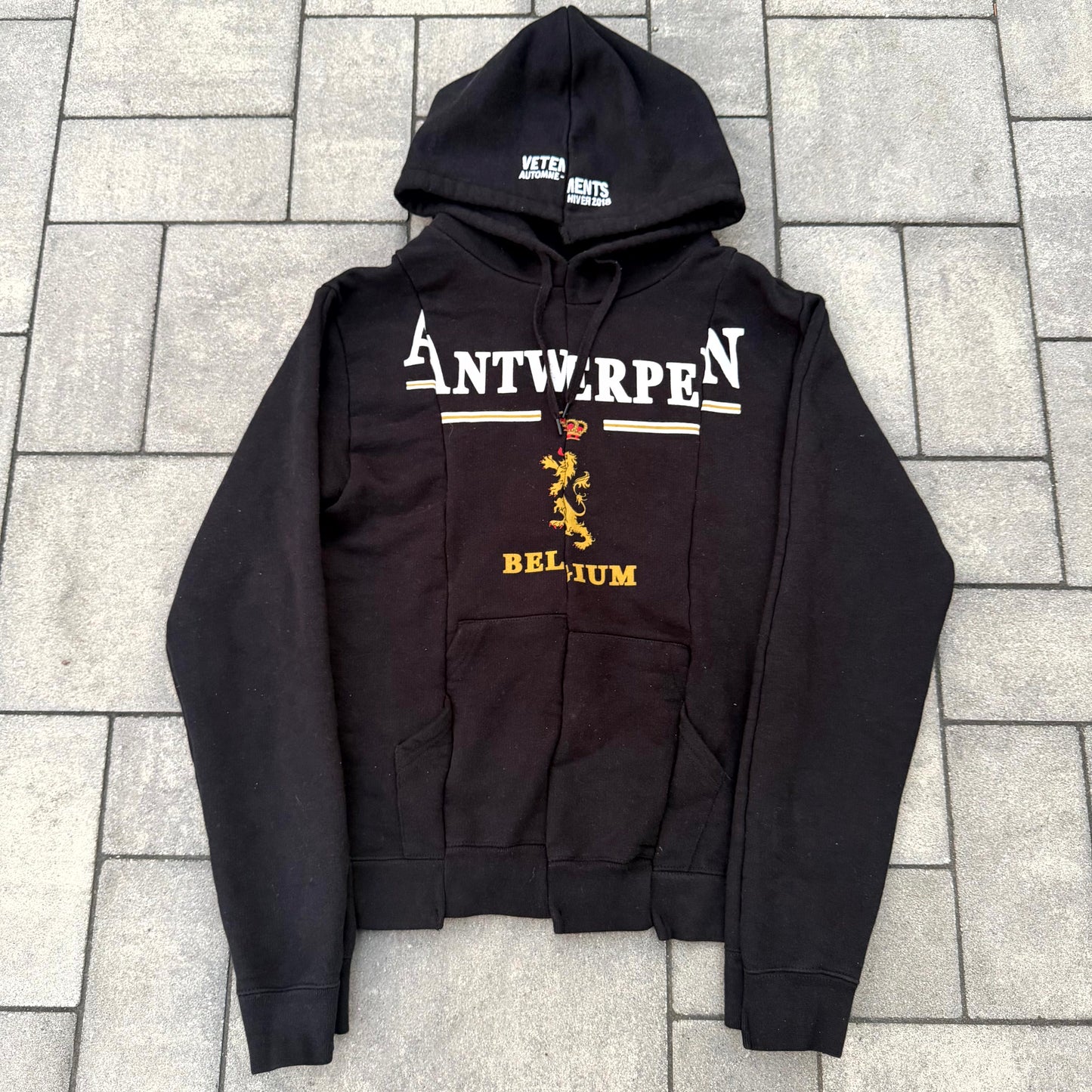 AW18 Vetements Antwerp Deconstructed Hoodie