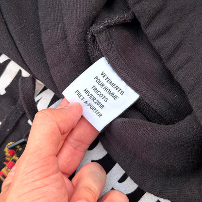 AW18 Vetements Antwerp Deconstructed Hoodie