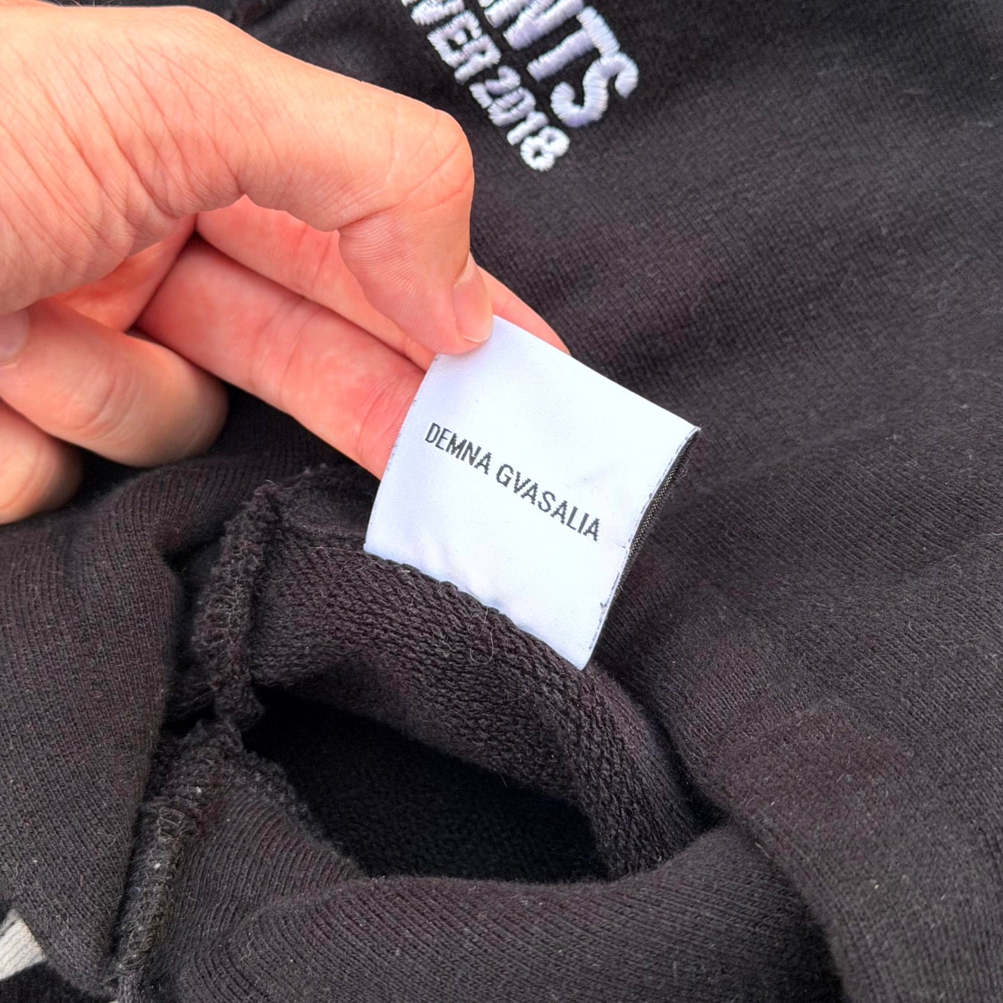 AW18 Vetements Antwerp Deconstructed Hoodie