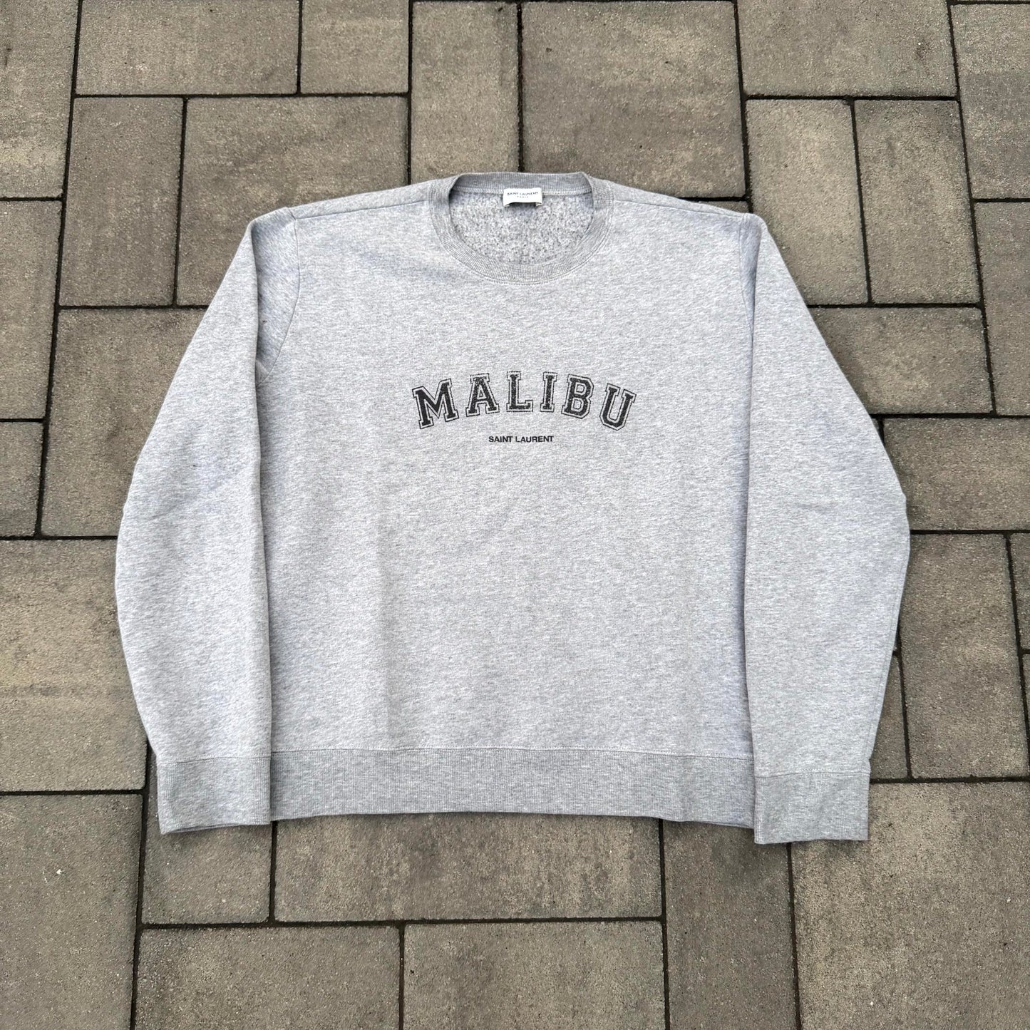 2019 Saint Laurent Paris Malibu Crewneck