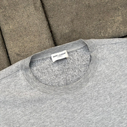 2019 Saint Laurent Paris Malibu Crewneck