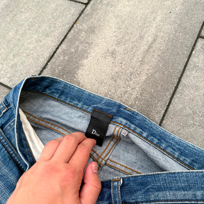 Dior Homme Blue Clawmark Denim