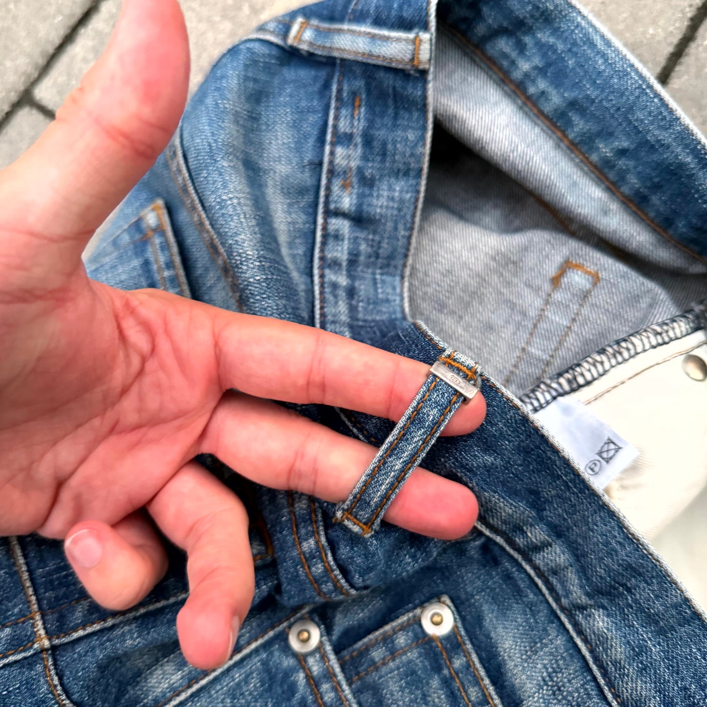 Dior Homme Blue Clawmark Denim