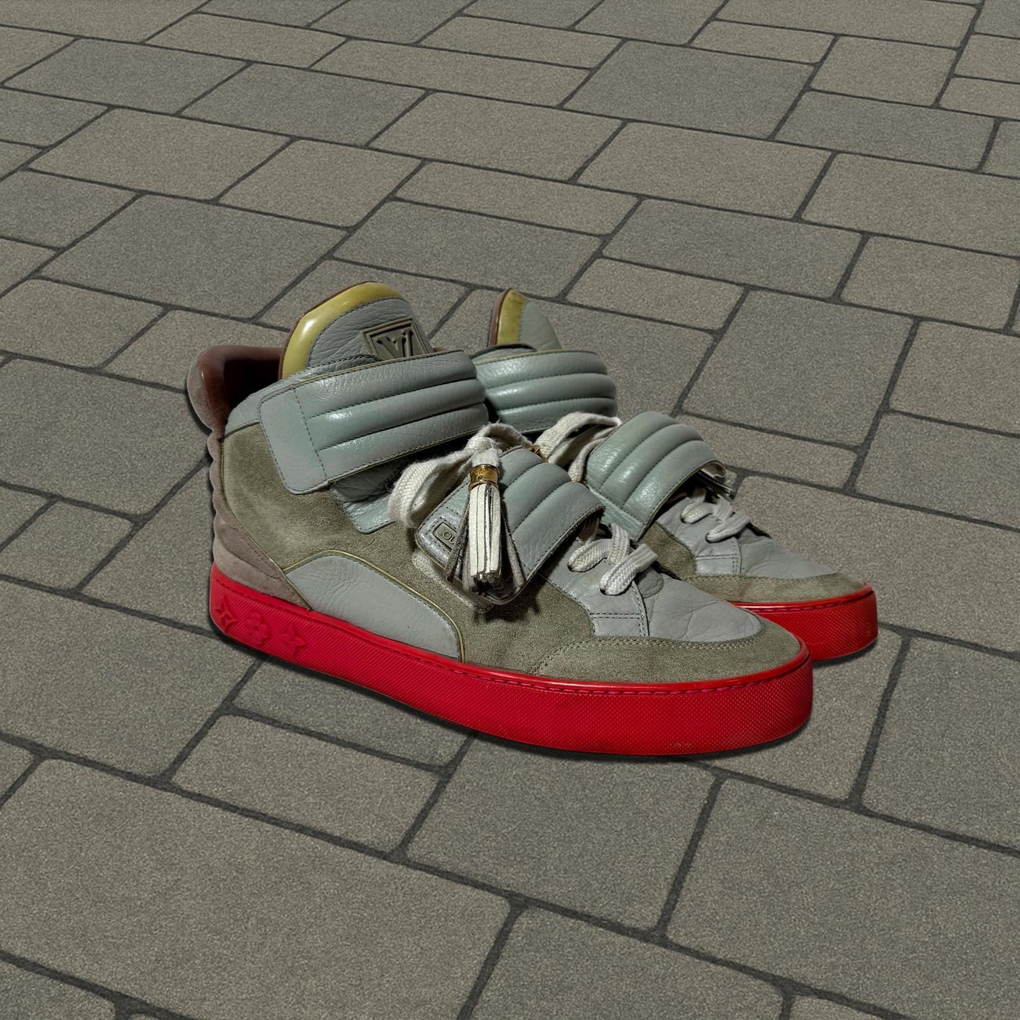 2009 Louis Vuitton x Kanye West Grey Jasper Sneaker