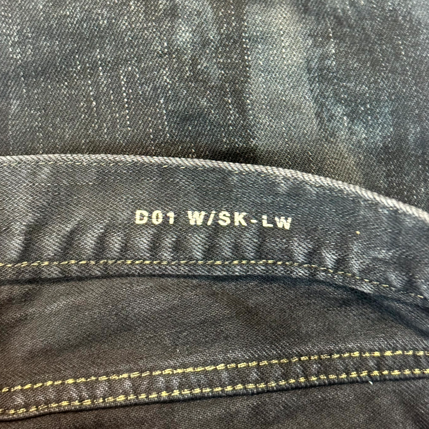 FW14 Saint Laurent Paris Oil Crash Denim