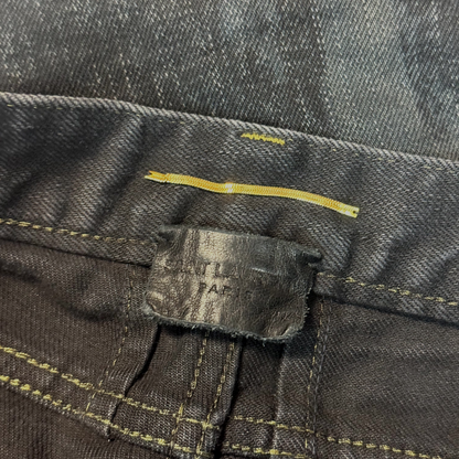 FW14 Saint Laurent Paris Oil Crash Denim