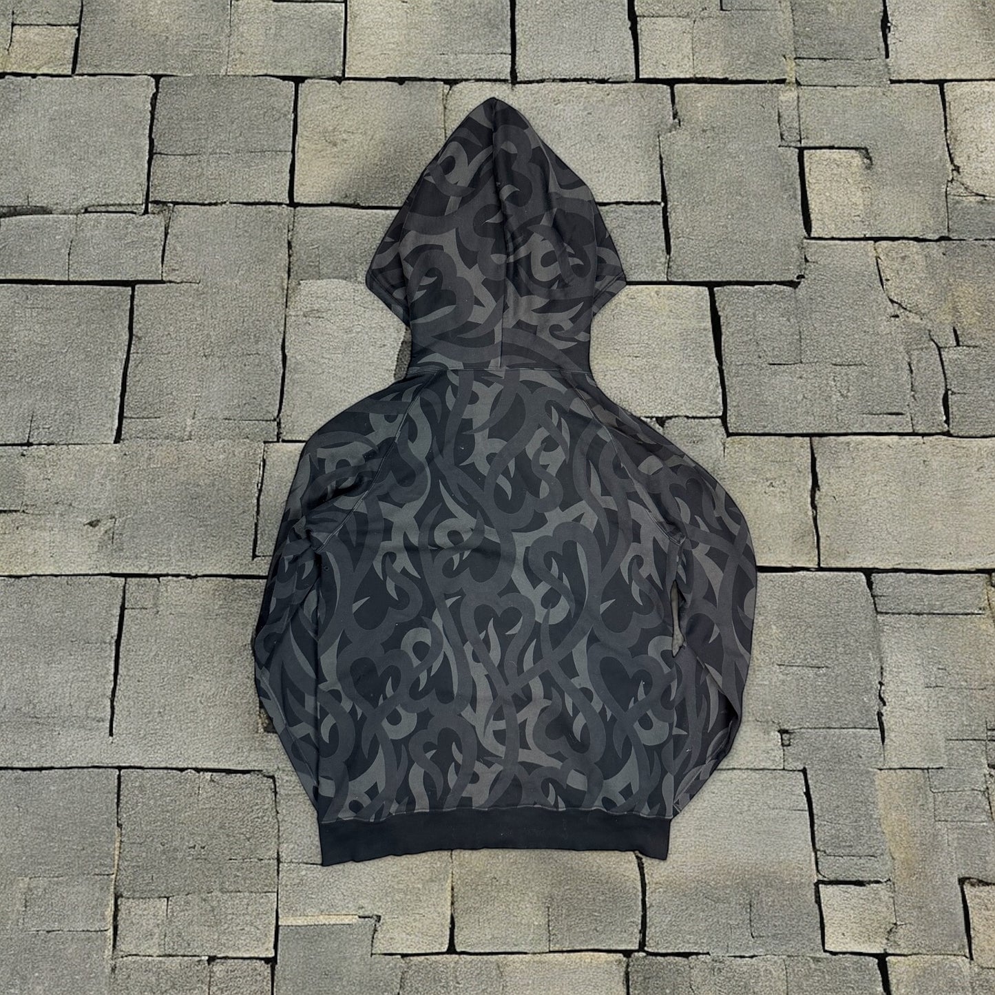 AW04 Number Nine Black Tribal Zip