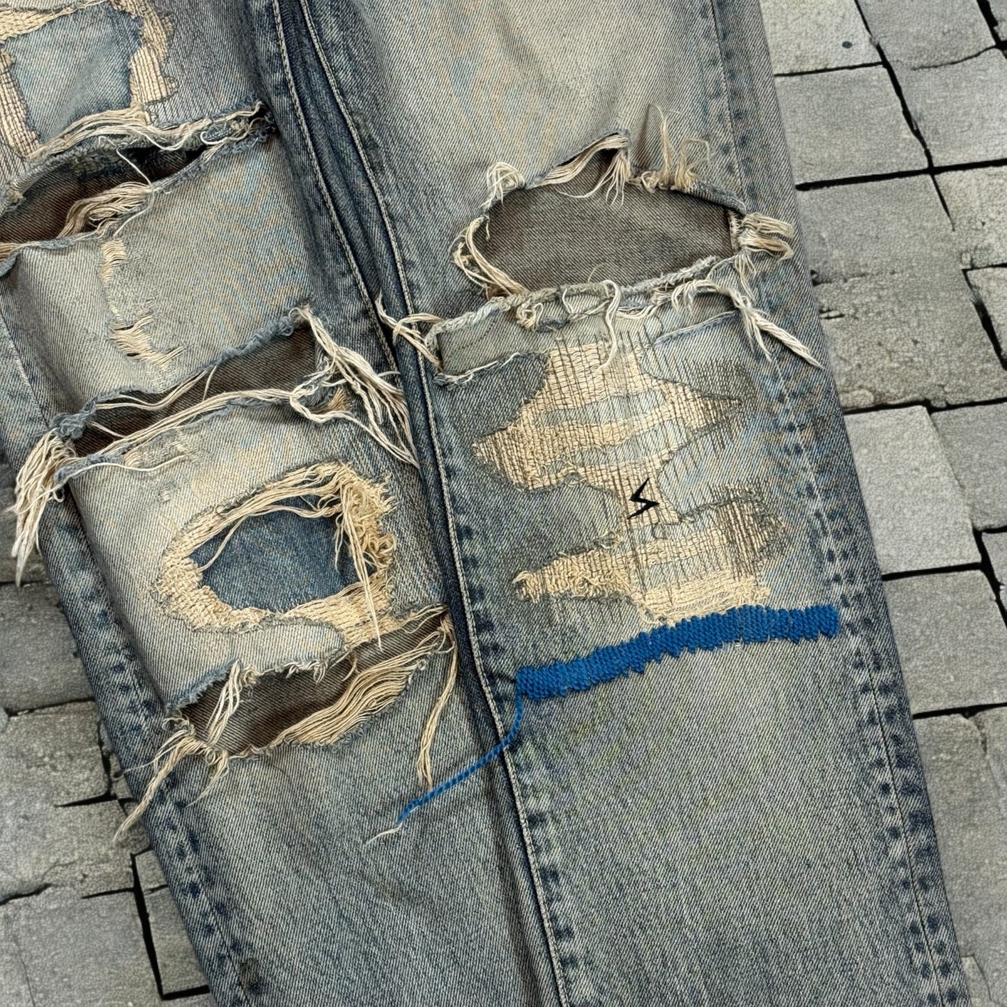 SS10 Undercover Blue Yarn 68 Denim