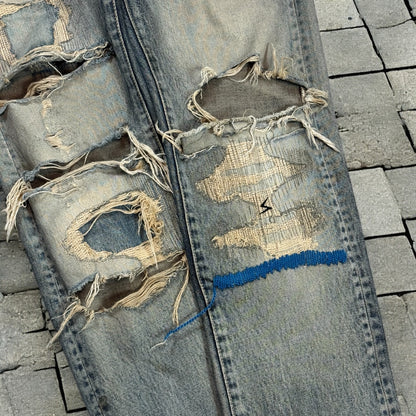 SS10 Undercover Blue Yarn 68 Denim