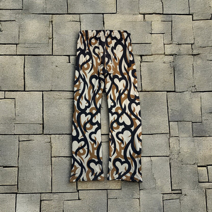 AW04 Number Nine Beige Tribal Sweatpants