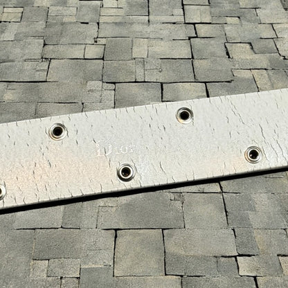 SS04 Dior Homme White Strip Belt