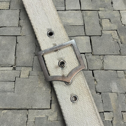 SS05 Dior Homme White D Point Belt