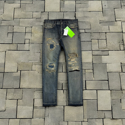 SS10 Undercover Black Yarn 68 Denim