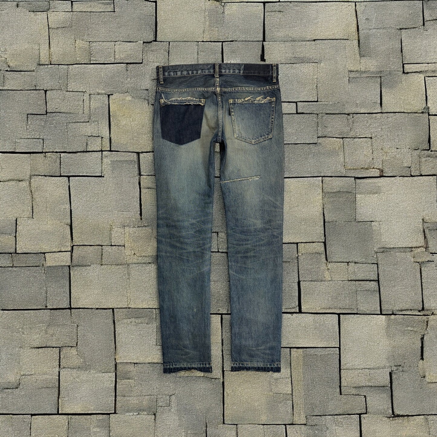 SS10 Undercover Black Yarn 68 Denim