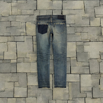 SS10 Undercover Black Yarn 68 Denim