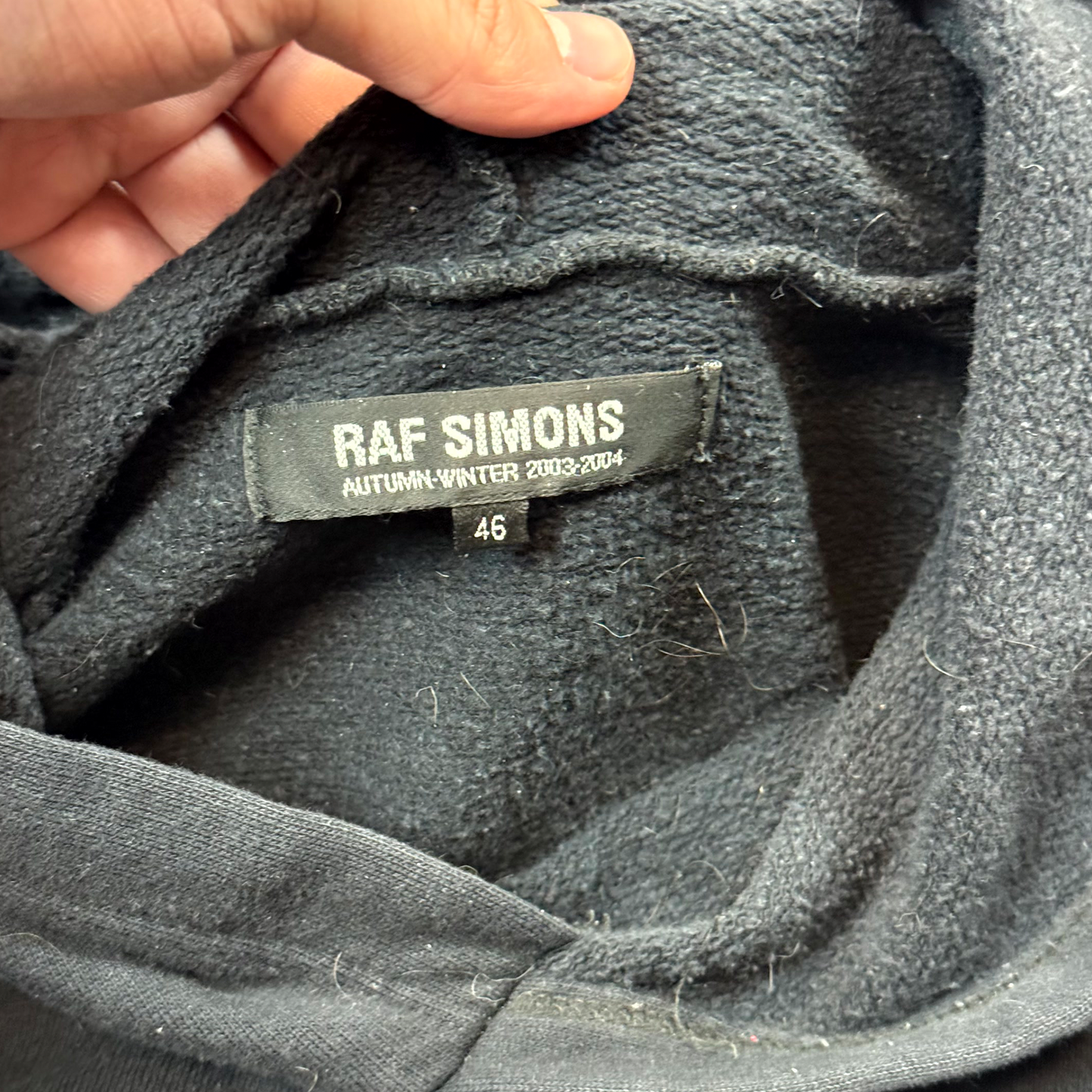 AW03 Raf Simons New Order Hoodie