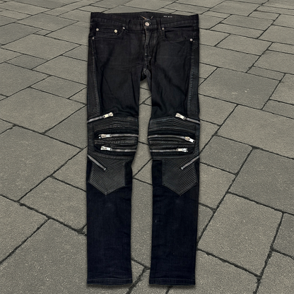 FW14 Saint Laurent Paris D04 Biker Denim