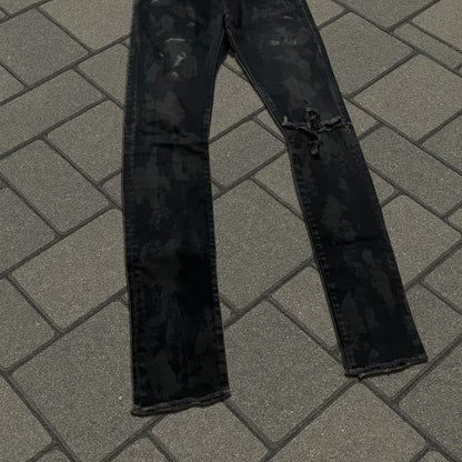 AW13 Saint Laurent Paris Oil Spill D02 Denim