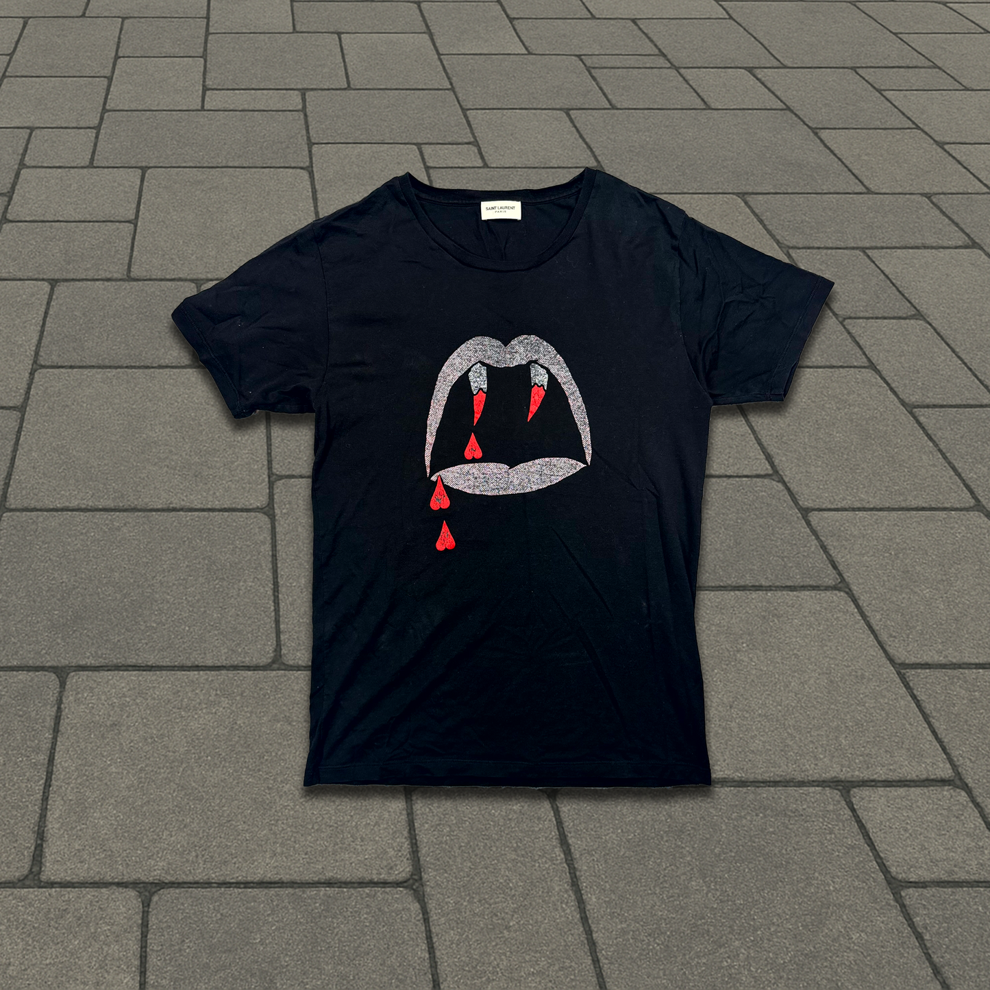 SS14 Saint Laurent Paris Blood Luster Tee