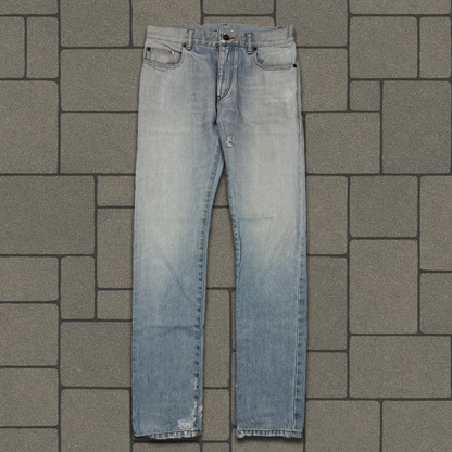 SS16 Saint Laurent Paris Light Blue Sample Denim