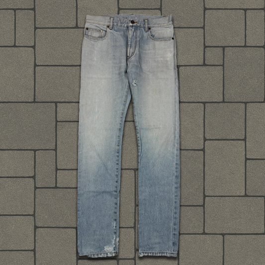 SS16 Saint Laurent Paris Light Blue Sample Denim