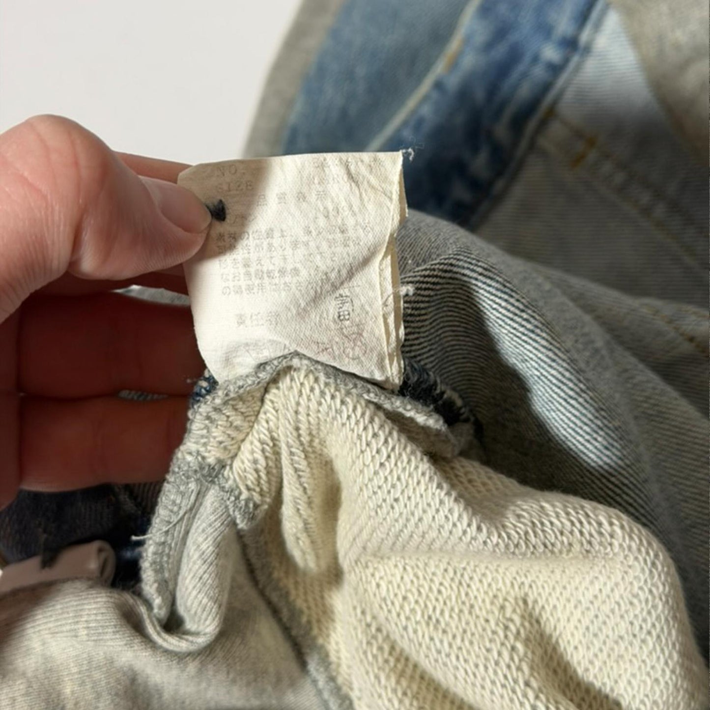 AW03 Undercover Paperdoll Hybrid Denim
