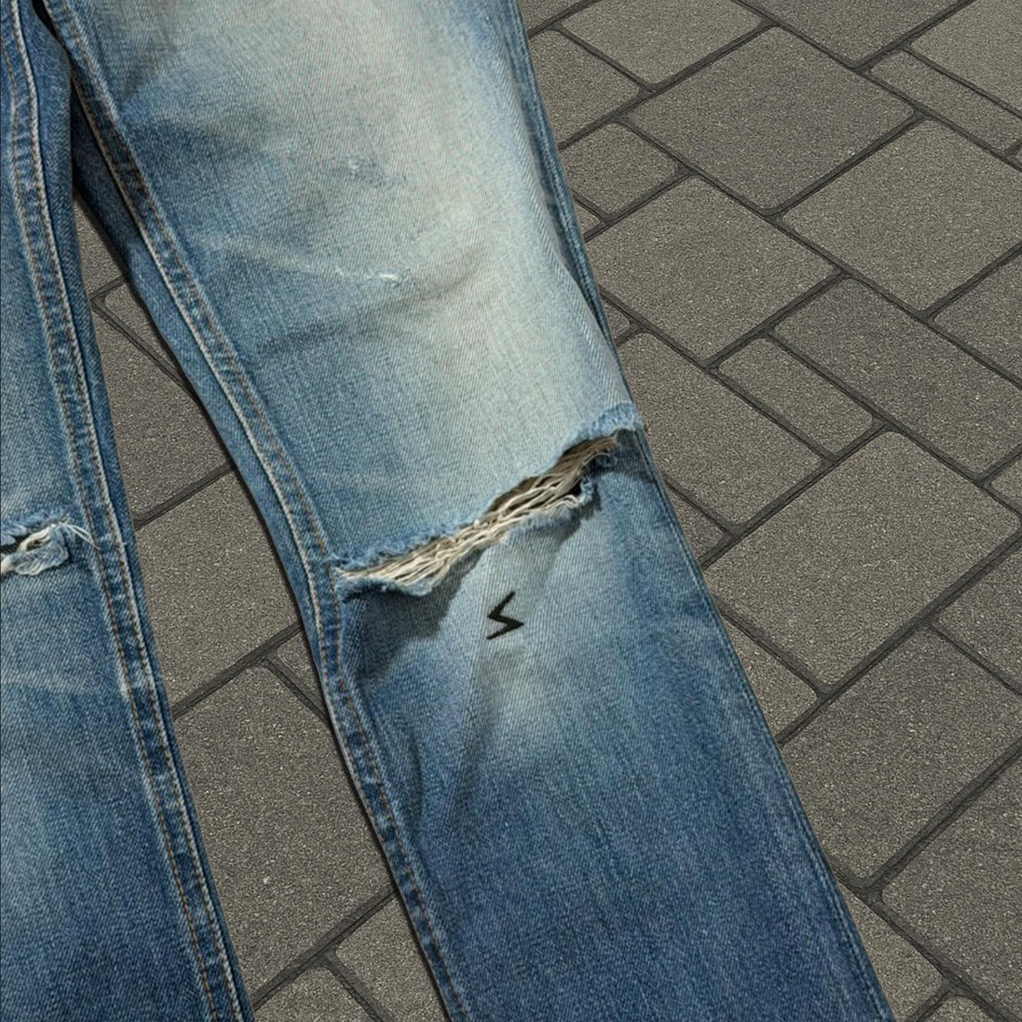 Undercover Lightning Bolt Denim