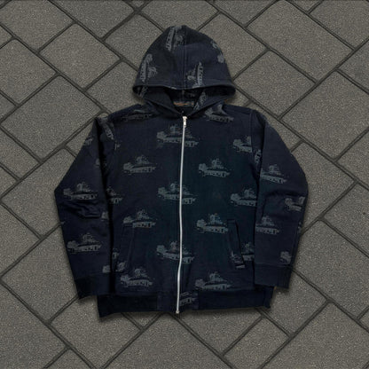 AW02 Undercover Psycho House Zip Up Hoodie