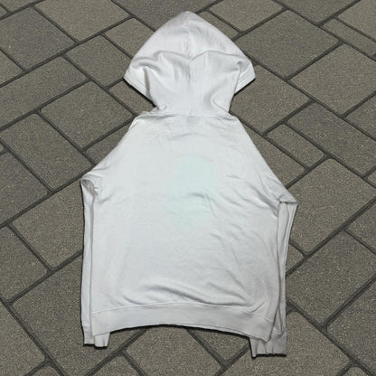 SS04 Number (N)ine White Double Skull Hoodie