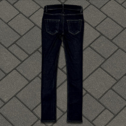 Rick Owens Drkshdw Waxed Tyrone Cut Denim