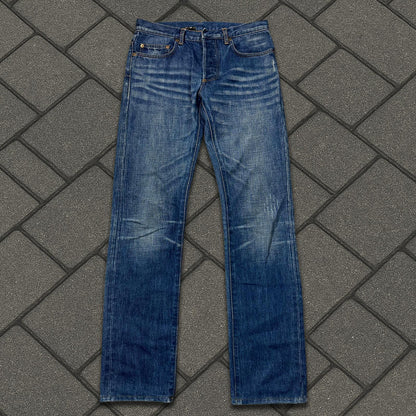 AW06 Dior Homme Blue Clawmark Denim