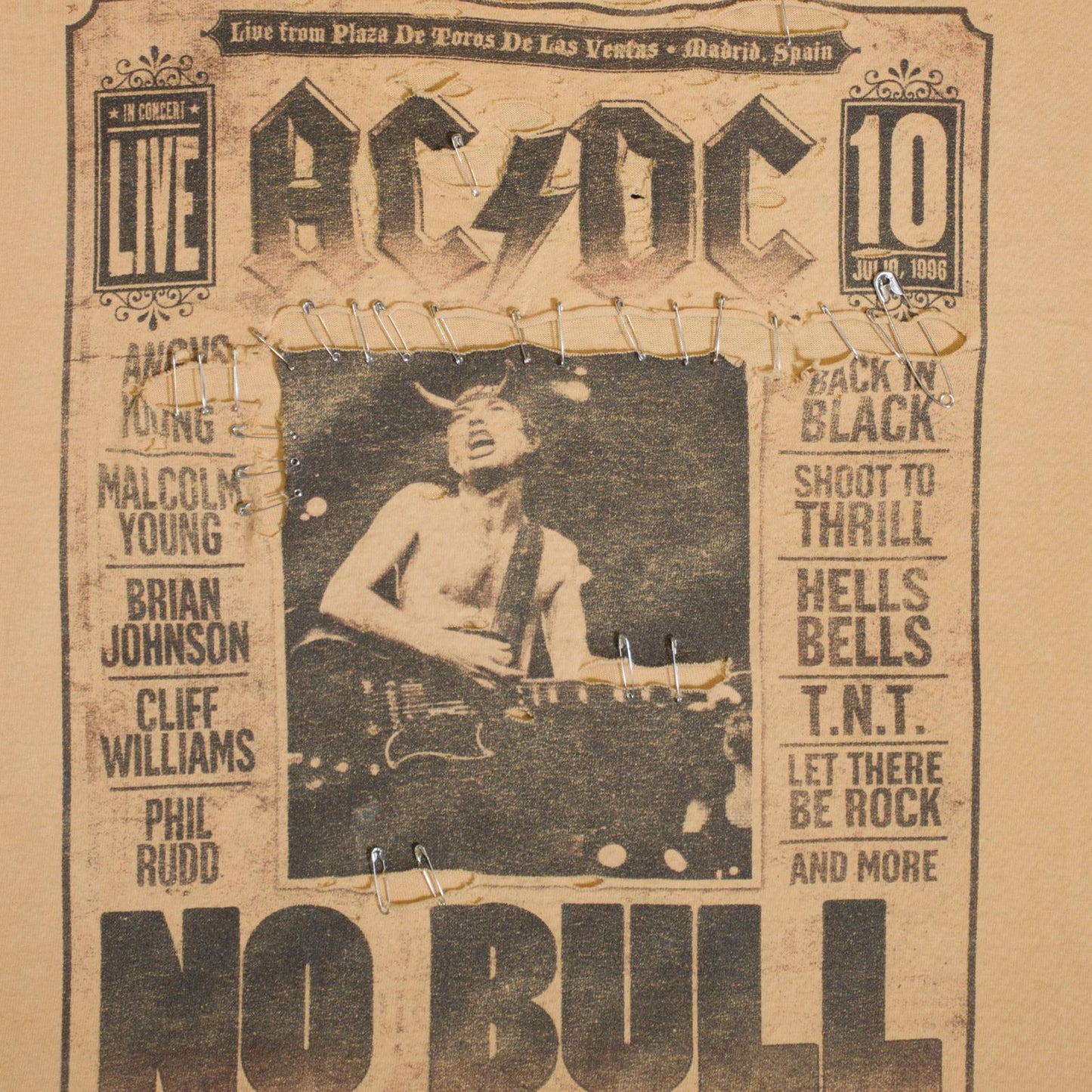 ACDC ‘No Bull’ Thrashed Tee