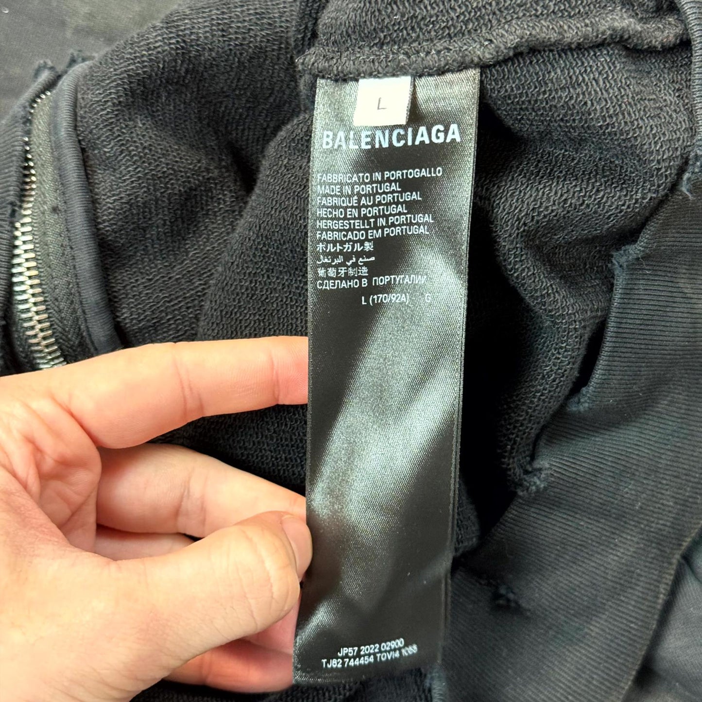 SS23 Balenciaga Mudshow Zip Up Hoodie