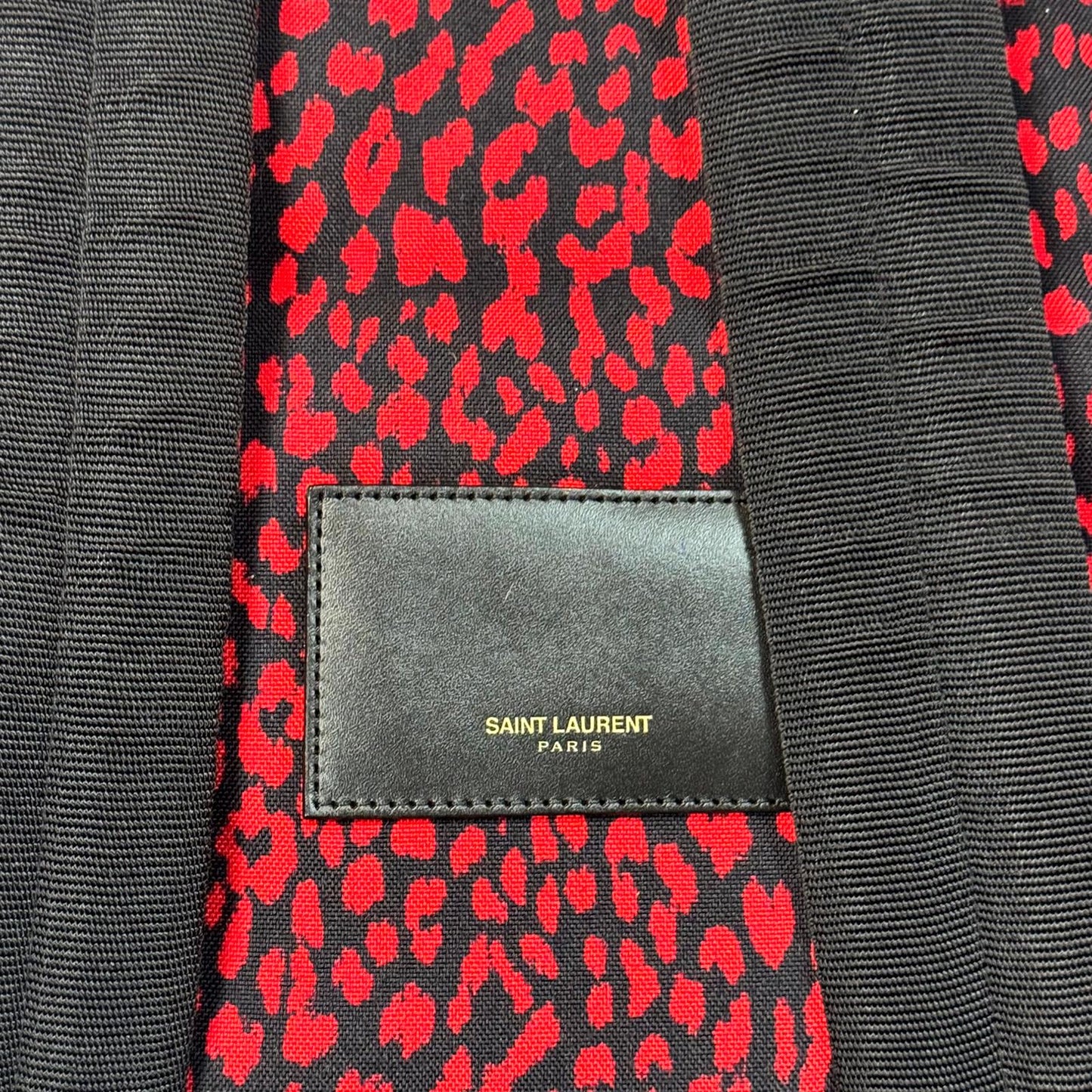Saint Laurent Paris Red Babycat Backpack