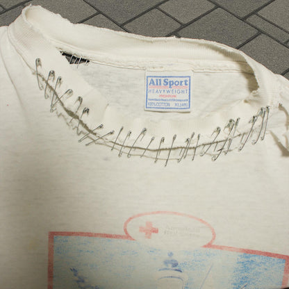 80’s Red Cross Blood Donor Thrashed Tee