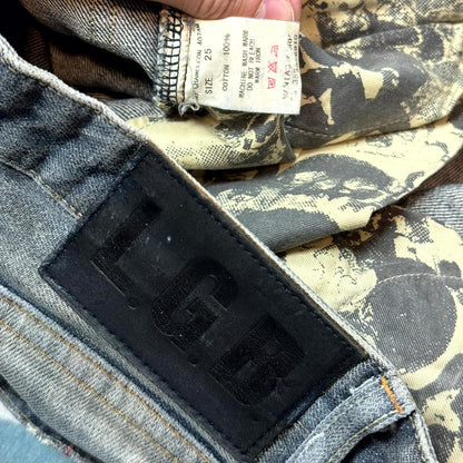 LGB Zipper Flared Denim