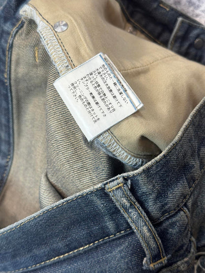 SS10 Undercover Red Yarn 68 Denim