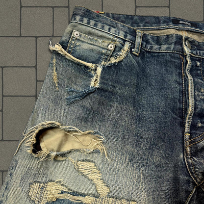SS10 Undercover Blue Yarn 68 Denim