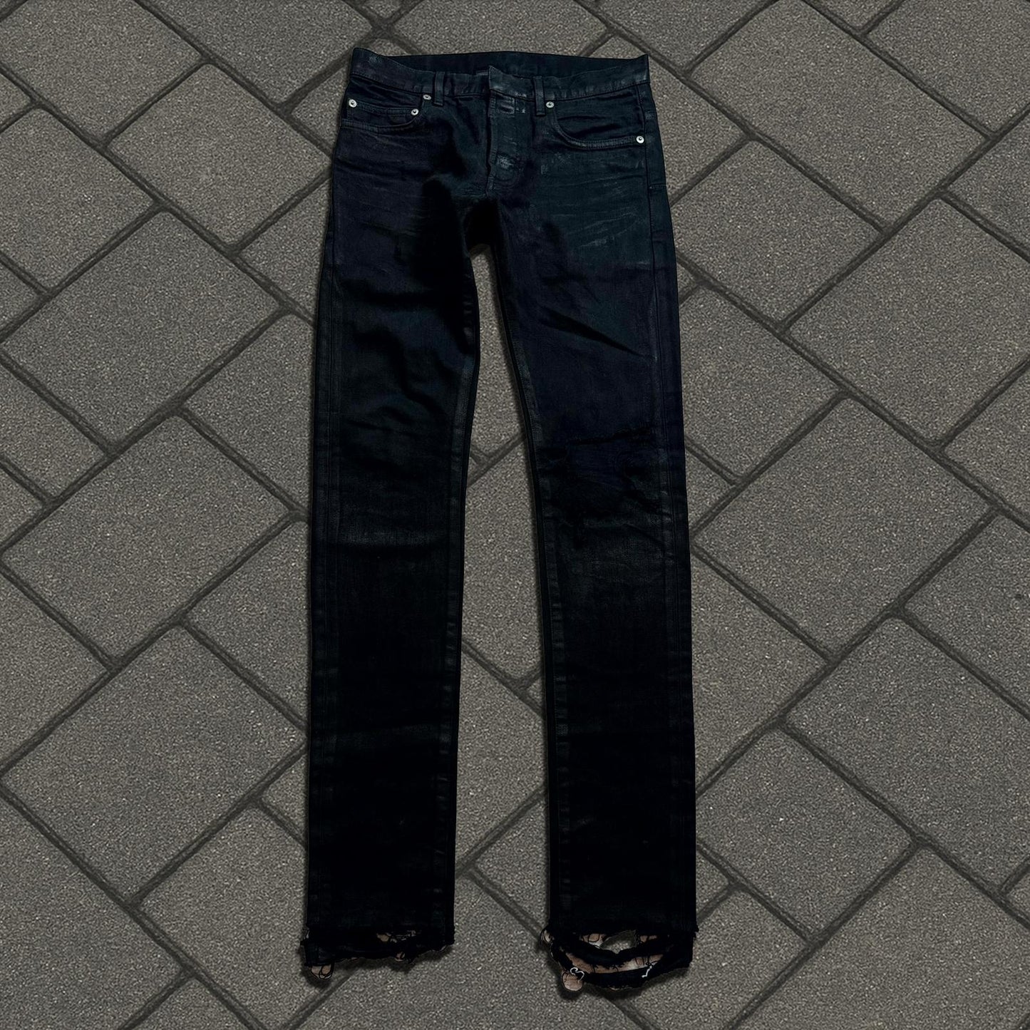 Dior Homme Black Light Wax Denim