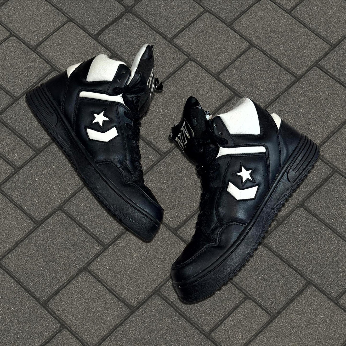 SS06 Number (N)ine Black Converse Weapon Sneakers